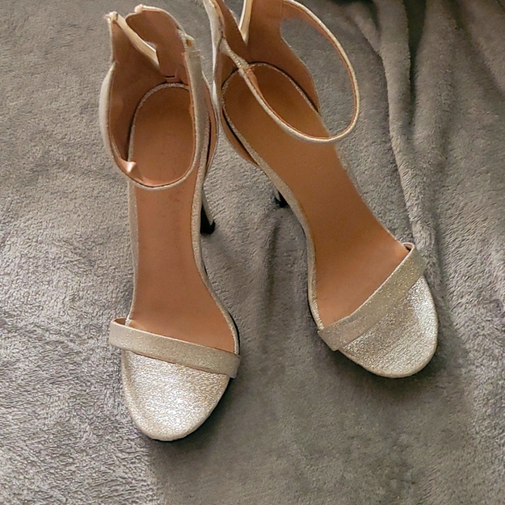Several glitter heels